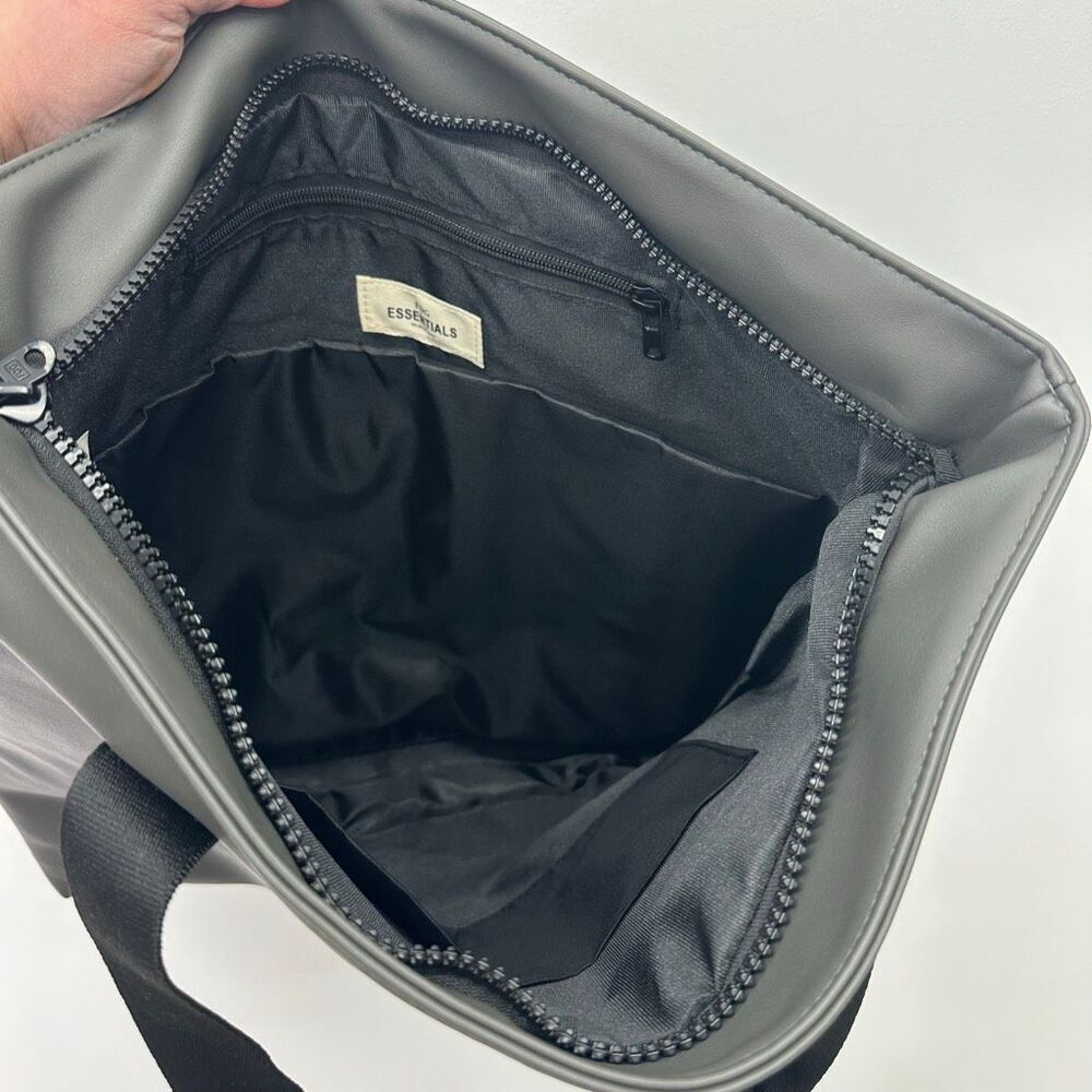 Fear of God Essentials Charcoal Grey Convertible Shoulder Tote Bag - Picture 13 of 16